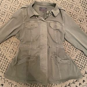 Greyish green shacket